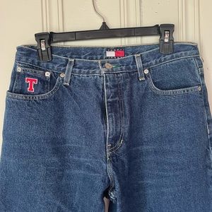 Vintage 90s Tommy Hilfiger Straight Leg High Waist Jeans T Patch